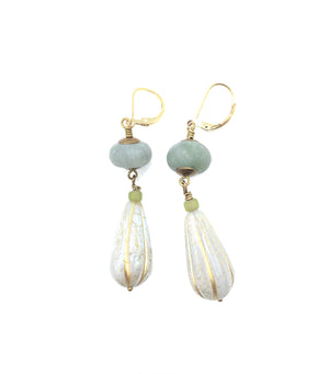 Ancient Tears - Jade Earrings