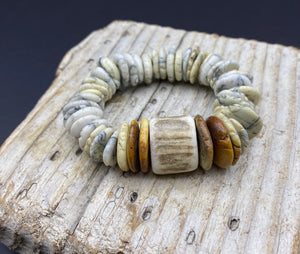 Sand Bracelet - Stone and Horn