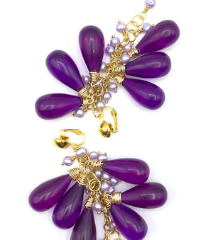 Passion Purple Drops - Lavender Freshwater Pearls