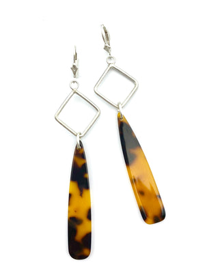 Deco Dangles - Tortoise Shell Drops