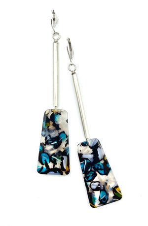 Deco Dangles - Blue Paddle Drops