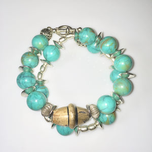 Turquoise wrap