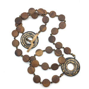 Natural Classic - Wood Strand Necklace