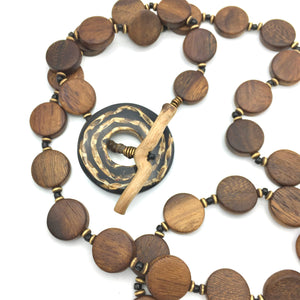 Natural Classic - Wood Strand Necklace