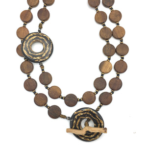 Natural Classic - Wood Strand Necklace